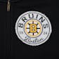 Boston Bruins CCM Reebok Black Vintage Full Zip Fleece Hoodie