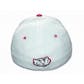 Wisconsin Badgers New Era 39Thirty Team Classic White Flex Fit Hat (Adult M/L)
