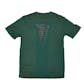 Philadelphia Eagles Majestic Green Fanfare VII Performance Synthetic Tee Shirt (Adult M)