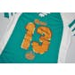 Miami Dolphins Dan Marino Majestic Aqua HOF Draft Him VII V-Neck Tee Shirt (Womens M)