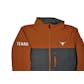 Texas Longhorns Colosseum Burnt Orange & Grey Yukon II Full Zip Jacket (Adult M)