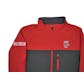 Wisconsin Badgers Colosseum Red & Grey Yukon II Softshell Full Zip Jacket (Adult S)