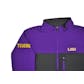 LSU Tigers Colosseum Purple & Grey Yukon II Softshell Full Zip Jacket (Adult XXL)