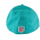Miami Dolphins New Era Aqua Team Colors 39Thirty On Field Fitted Hat