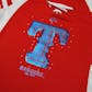 Texas Rangers Majestic Red Draft Me V-Neck Lace Up Tee Shirt