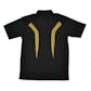 New Orleans Saints Majestic Black Field Classic Cool Base Performance Polo