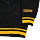 Boston Bruins CCM Reebok Black Vintage Full Zip Fleece Hoodie (Adult S)