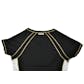 New Orleans Saints Majestic Black DL IV Performance V-Neck Tee Shirt (Womens M)