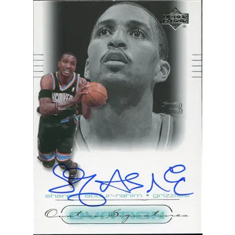 2000/01 Upper Deck Ovation Super Signatures #SA Shareef Abdur-Rahim