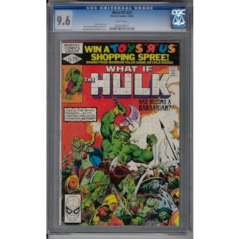 What If #23 CGC 9.6 (W) *0000040011*