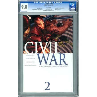 Civil War #2 CGC 9.8 (W) *0002878078*