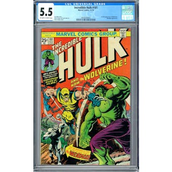 Incredible Hulk #181 CGC 5.5 (OW-W) *0030030003*