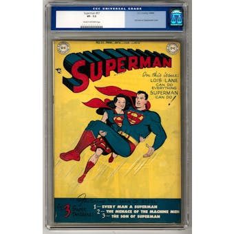 Superman #57 CGC 7.5 (C-OW) *0033262007*