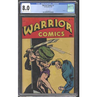 Warrior Comics #1 CGC 8.0 (C-OW) *0033288015*