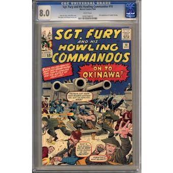 Sgt. Fury and his Howling Commandos #10 CGC 8.0 (W) *0050748010*