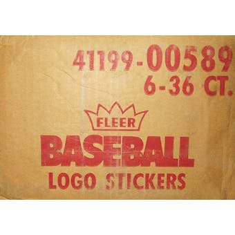 1989 Fleer Baseball Wax 6-Box Case (Reed Buy)