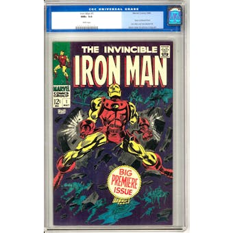 Iron Man #1 CGC 9.6 (W) *0061508019