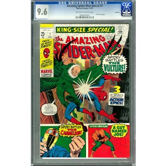 Amazing Spider-Man Annual #7 CGC 9.6 Oakland Pedigree (OW-W) *0084093001*