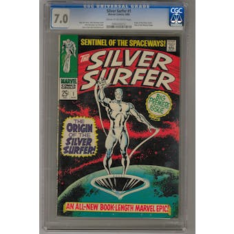 Silver Surfer #1 CGC 7.0 (C-OW) *0084345012*