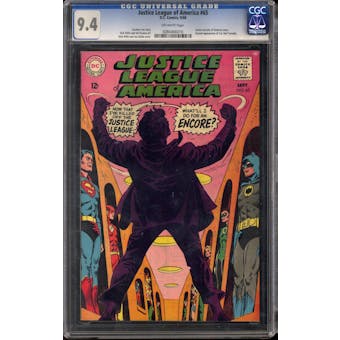 Justice League of America #65 CGC 9.4 (OW) *0084466016*