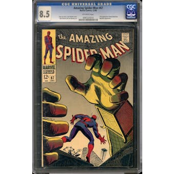 Amazing Spider-Man #67 CGC 8.5 (OW) *0087225010*