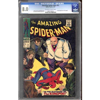 Amazing Spider-Man #51 CGC 8.0 (OW-W) *0091133016*