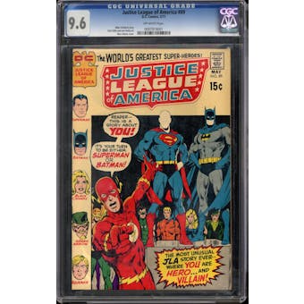 Justice League of America #89 CGC 9.6 (OW) *0097919001*