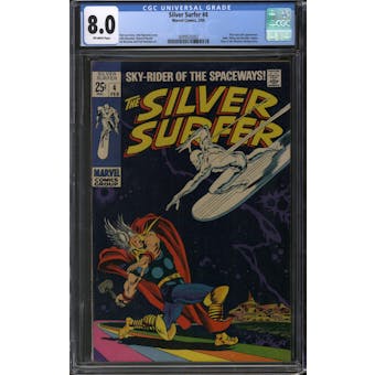 Silver Surfer #4 CGC 8.0 (OW) *0099535002*
