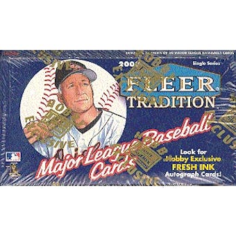 2000 Fleer Tradition Baseball Hobby Box