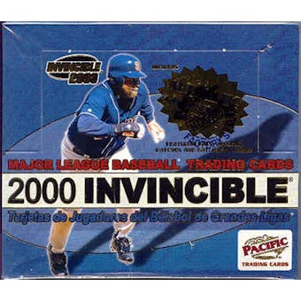 2000 Pacific Invincible Baseball Hobby Box