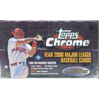 2000 Topps Chrome Series 1 Baseball Hobby Box