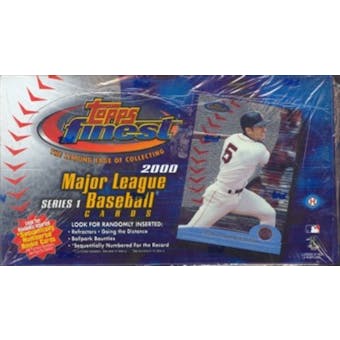 2000 Topps Finest Series 1 Baseball Hobby Box