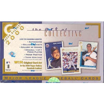 2000 Topps Gallery Baseball Hobby Box