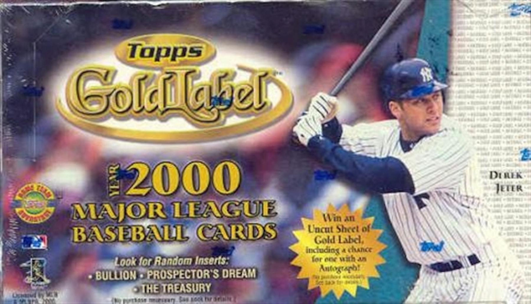 2000 Topps Gold Label Baseball Hobby Box