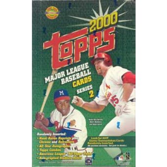 2000 Topps Series 2 Baseball Jumbo Box
