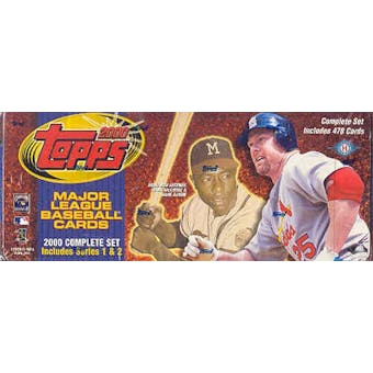 2000 Topps Baseball Hobby Factory Set (Box) (Brown)