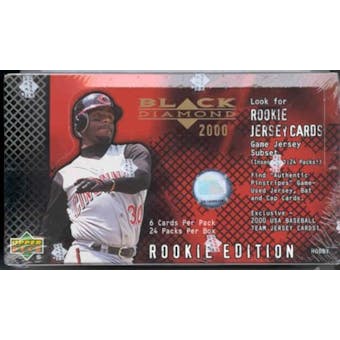 2000 Upper Deck Black Diamond Rookie Edition Baseball Hobby Box