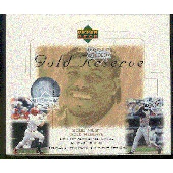 2000 Upper Deck Gold Reserve Baseball Box