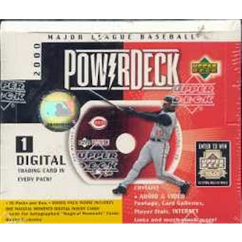 2000 Upper Deck Power Deck Baseball Hobby Box