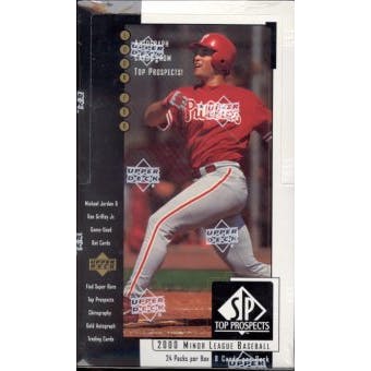 2000 Upper Deck SP Top Prospects Baseball Hobby Box