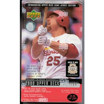 2000 Upper Deck Series 2 Baseball Retail 24 Pack Box
