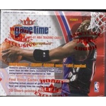 2000/01 Fleer Game Time Basketball Hobby Box