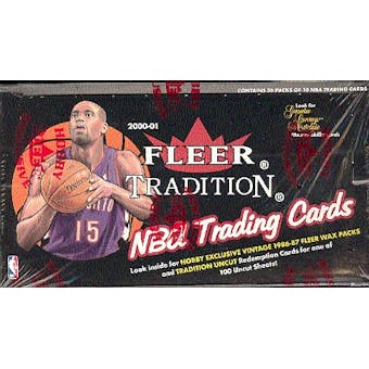 2000/01 Fleer Tradition Basketball Hobby Box
