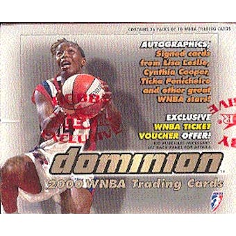 2000 Skybox Dominion WNBA Basketball Hobby Box
