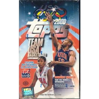 2000 Topps USA Basketball Hobby Box