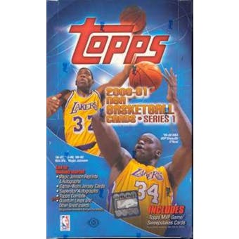 2000/01 Topps Series 1 Basketball Hobby Box