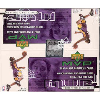 2000/01 Upper Deck MVP Basketball 24 Pack Box