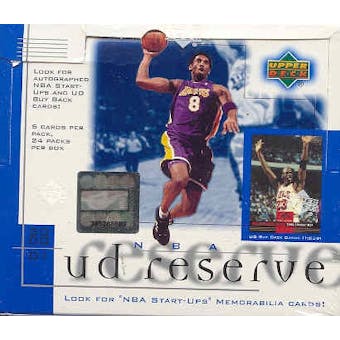 2000/01 Upper Deck Reserve Basketball Hobby Box
