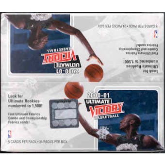 2000/01 Upper Deck Ultimate Victory Basketball Hobby Box