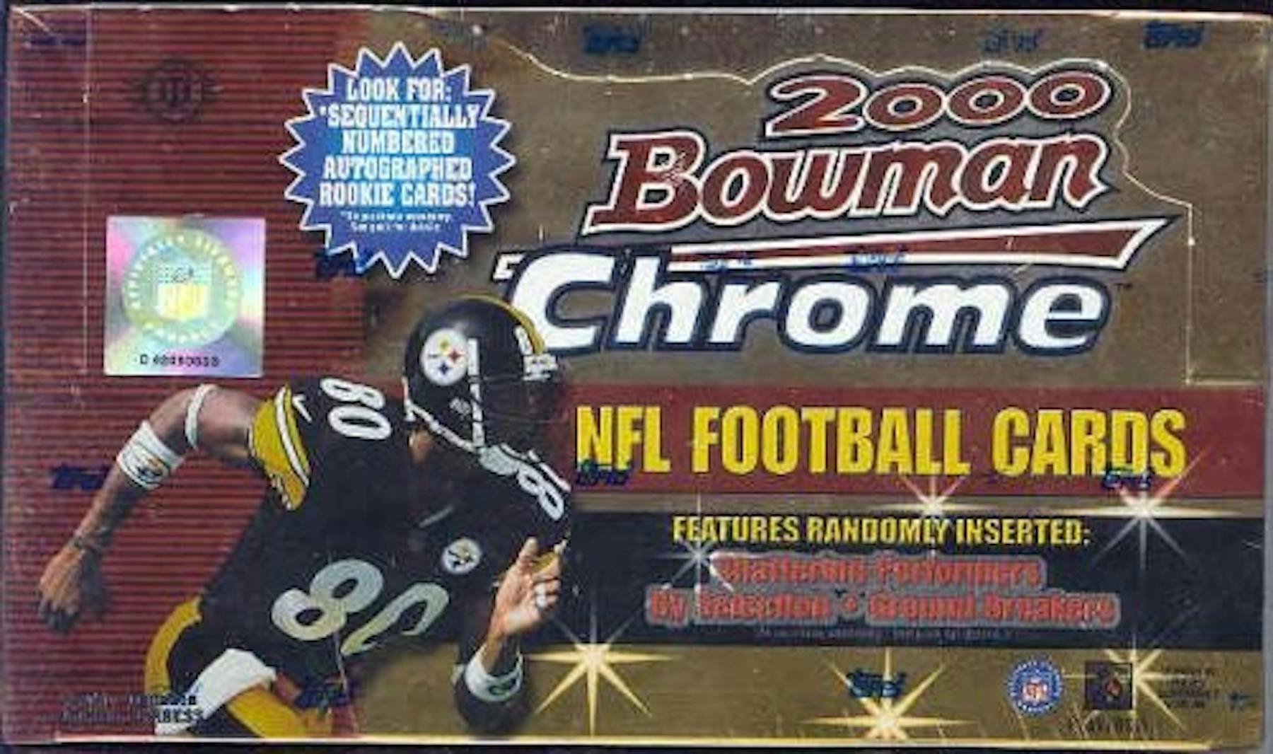 2000 Bowman Chrome Football Hobby Box Da Card World